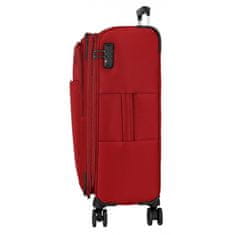 Joummabags MOVEM Atlanta Red, Sada luxusních textilních cestovních kufrů, 77cm/66cm/55cm, 5318424