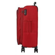 Joummabags MOVEM Atlanta Red, Sada luxusních textilních cestovních kufrů, 77cm/66cm/55cm, 5318424