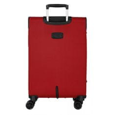 Joummabags MOVEM Atlanta Red, Sada luxusních textilních cestovních kufrů, 77cm/66cm/55cm, 5318424