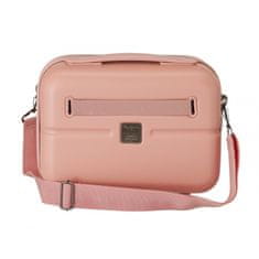 Joummabags ABS Cestovní kosmetický kufřík PEPE JEANS HIGHLIGHT Rosa Claro, 21x29x15cm, 9L, 7683924