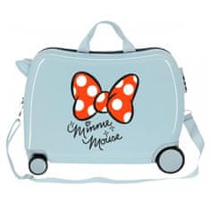 Joummabags Dětský cestovní kufr na kolečkách / odrážedlo MINNIE MOUSE Good Vibes, 34L, 3399822