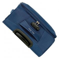Joummabags Sada textilních cestovních kufrů ROLL ROAD ROYCE Blue / Modrá, 55-66-76cm, 5019423