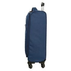 Joummabags Sada textilních cestovních kufrů ROLL ROAD ROYCE Blue / Modrá, 55-66-76cm, 5019423