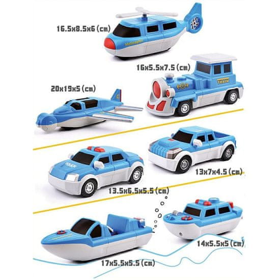 Školkohračky Magnetická auta 25 dílů