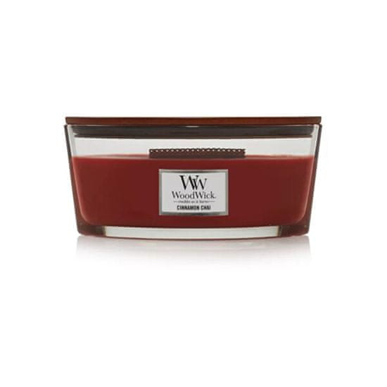 Woodwick Vonná svíčka loď Cinnamon Chai 453 g