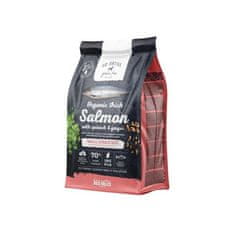 GO NATIVE Small Breed Salmon with Spinach and Ginger 1,5kg obsahuje až 70% masa z lososa