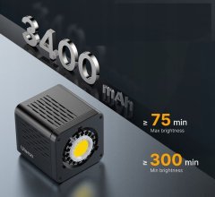 ULANZI LED studiová lampa RGB 50W Ulanzi 3400mAh CRI 95 pro fotoaparát Gimbala kamery