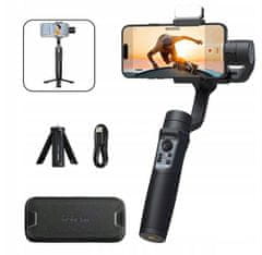 Hohem GIMBAL 3-os. Stabilizátor Hohem iSteady Mobile+ KIT pro telefon + LED lampa