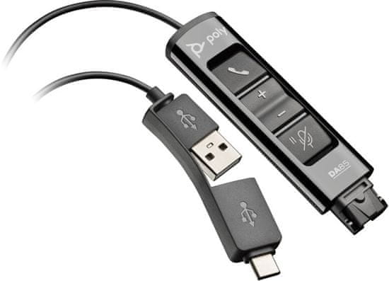 Poly adaptér DA85, USB na QD