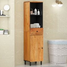Greatstore Koupelnová skříňka 38 x 33 x 160 cm masivní akáciové dřevo