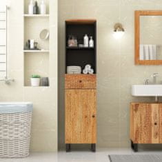 Greatstore Koupelnová skříňka 38 x 33 x 160 cm masivní akáciové dřevo