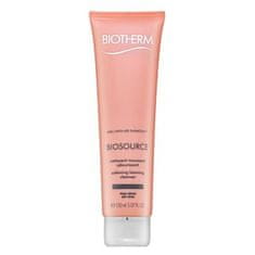 Biotherm Biosource Softening Foaming Cleanser vyživující čisticí gel pro suchou pleť 150 ml