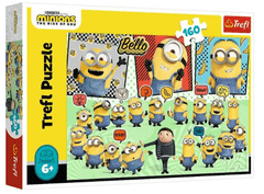 shumee Trefl: Puzzle 160 dílků -Bella Minions