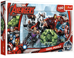 shumee Trefl: Puzzle 100 dílků - Záchvat. The Avengers