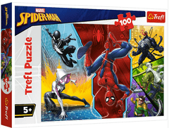 shumee Trefl: Puzzle 100 dílků – Spider-man vzhůru nohama