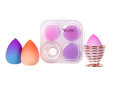 shumee Beauty Blender Box Ombre – Sada houbiček na make-up 3 ks + stojánek na houbičky BLING