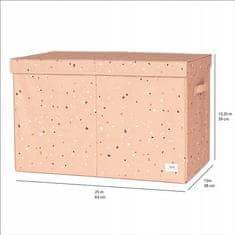 3 Sprouts Uzamykatelný box Recycled Terrazzo Clay úložný box