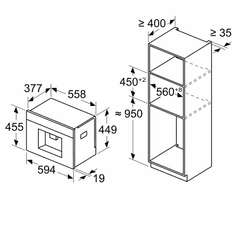 Bosch vestavný kávovar CTL7181B0