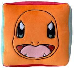 CurePink Polštář Pokémon: Kostka (25 x 25 x 25 cm)