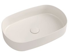 ISVEA INFINITY OVAL keramické umyvadlo na desku, 55x36cm, ivory 10NF65055-2K - Isvea