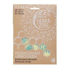 Tierra Verde sada voskovaných ubrousků S/M/L