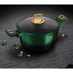 Berlingerhaus Kastrol s poklicí a titanovým povrchem 24 cm Emerald Collection BH-6058