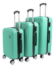 Aga Travel Sada cestovních kufrů MR4652 Tyrkysová