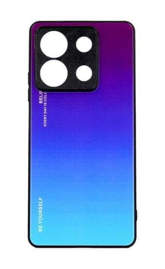 TopQ Kryt LUXURY Xiaomi Redmi Note 13 5G pevný duhový purpurový 118093