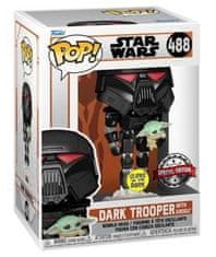 Funko Funko Pop! Star Wars: The Mandalorian S7 - Dark Trooper with/Child (GW)