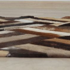 KONDELA Luxusní koberec, pravá kůže, 120x180, TYP 2 58 x 120 x 83 cm