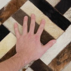 KONDELA Luxusní koberec pravá kůže 140x200 cm TYP 2