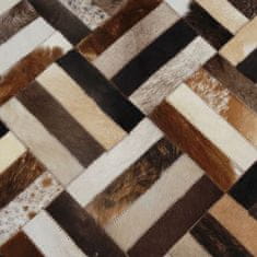 KONDELA Luxusní koberec pravá kůže 70x140 KŮŽE TYP 2
