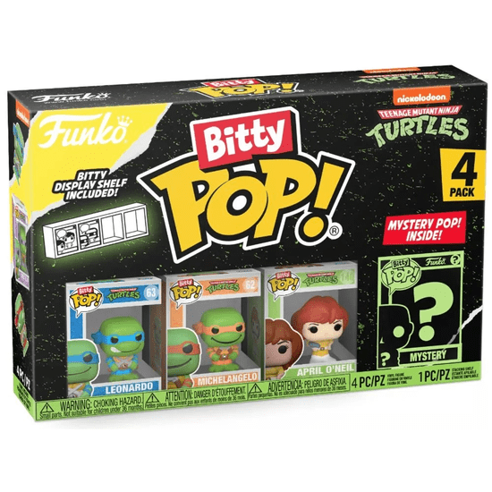 Funko Funko Bitty Pop! 4-Pack: Teenage Mutant Ninja Turtles - Donatello a ostatní