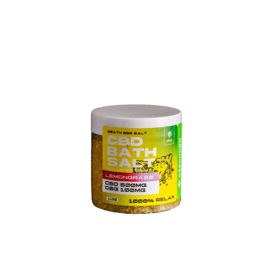 Kratom World CBD koupelová sůl 500mg Lemongrass 110g