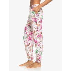 Roxy kalhoty ROXY Easy Peasy Pant WHITE HAPPY TROPICAL SWIM L