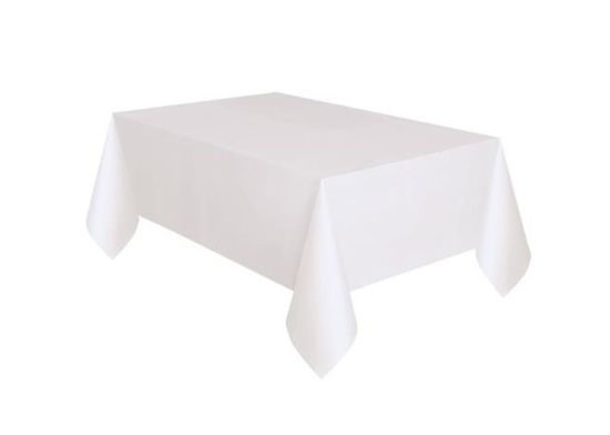 TENTino Ubrus na hranatý stůl 240x90 cm (přesah 30 cm) Barva ubrusu: BÍLÁ / WHITE