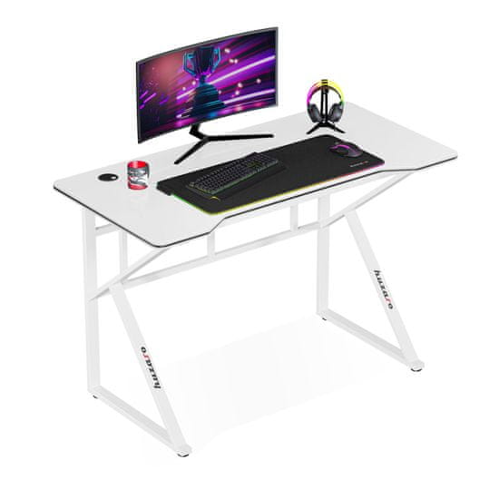 Huzaro Herní stůl Hero 1.6 Gaming Desk White