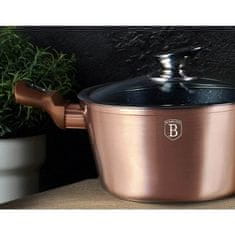 Berlingerhaus Sada nádobí s mramorovým povrchem 11 ks Rosegold Metallic Line BH-6160