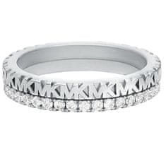 Michael Kors Elegantní stříbrný prsten se zirkony MKC1581AN040 (Obvod 52 mm)