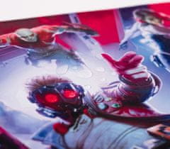 CurePink Herní podložka na stůl Marvel|Guardians Of The Galaxy|Strážci galaxie: Attack (80 x 35 cm)