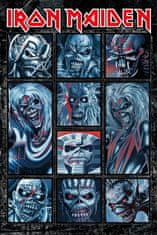 CurePink Plakát Iron Maiden: Ten Eddies (61 x 91,5 cm)