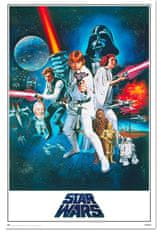CurePink Plakát Star Wars: War of the galaxies (61 x 91,5 cm) 150g