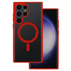 VšeNaMobily.cz Kryt Acryl Color MagSafe pro Samsung Galaxy S24 Ultra , barva červená