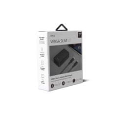 Uniq Versa Slim LITHOS USB-C PD 18W síťová nabíječka + kabel - černá