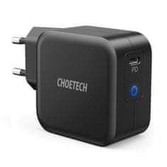 Choetech Rychlonabíječka GaN USB-C 61W 3APD černá Q6006 Choetech