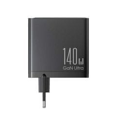 Joyroom GaN 140W 3 x rychlá nabíječka USB-C/USB-A + USB-C - USB-C 240W 1,2m kabel Joyroom