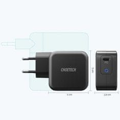 Choetech Rychlonabíječka GaN USB-C 61W 3APD černá Q6006 Choetech