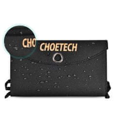 Choetech USB skládací solární nabíječka 19W 2x USB černá SC001 Choetech