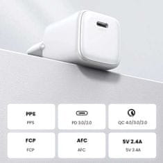 Ugreen GaN USB C 30W PD Nexode Mini rychlonabíječka - bílá Ugreen