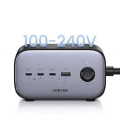 Ugreen GaN USB C/USB napájecí lišta AC nabíječka černá CD270 Ugreen